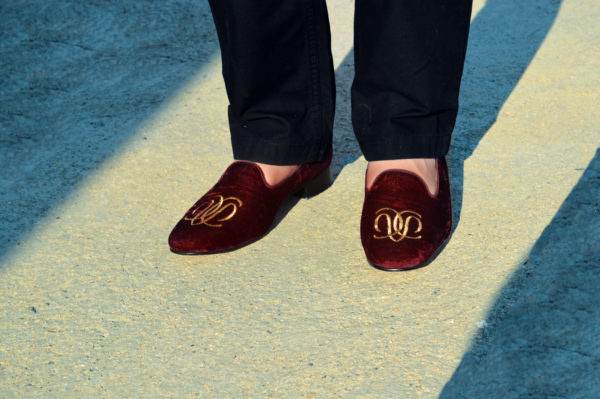 velvet slipper monogram - Image 2